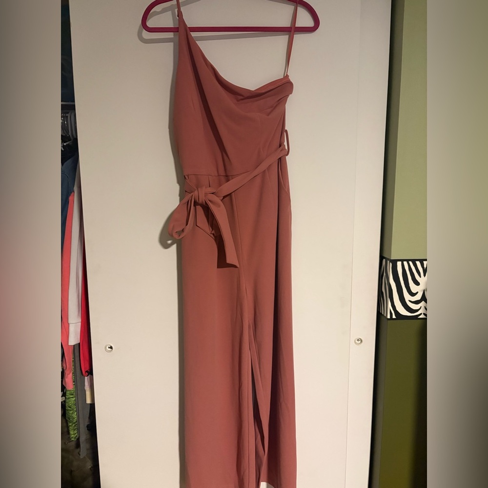Elegant Pink Women's Dress